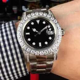 Black Watch Automatyczny ruch mechaniczny mężczyzna na rękę Diamond Business Diamond Business