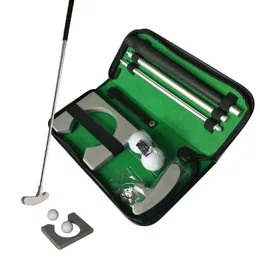 Club Heads Portable Golf Putter Set with Auto Balls and Cup Holder 3 Sections 87cm34in for Outdoor Putting Practice 230531
