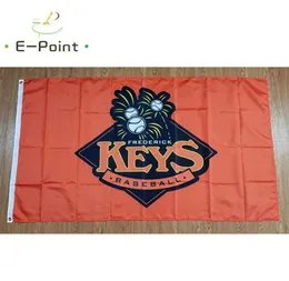 MiLB Frederick Keys Flag 35ft 90cm150cm Polyester Banner decoration flying home garden Festive gifts6575097