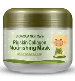 retail BIOAQUA skin care pigskin collagen nourishing mask Carbonated Bubble Clay Mask Elizavecca Milky Piggy Moisturising Facial S1964301