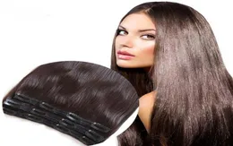ELIBESS HAIR 120g 9pcslot Remy hair Extensions 1B 2 4 6 99J 27 60 613 Blonde Breathable Lace Clip in Hair Pieces dhl 6721040