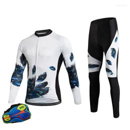 Racing Sets Eng Anliegende Männer Radfahren Kleidung Outdoor Hochwertige Atmungsaktive Set Kleidung Professionell Fahrrad Sweatshirt