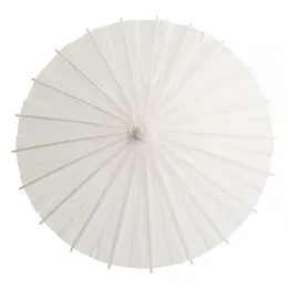 Guarda-chuva de papel para artesanato com borda de bambu, faça você mesmo, pintura artesanal, guarda-chuva de papel em branco, guarda-chuva de estilo chinês antigo guarda-chuva decorativo