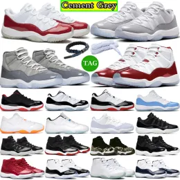 2023 2023 Cement Grey Jumpman 11 Basketball Shoes low Men Women 11s Cherry Midnight Navy lows Velvet Cool Grey 25th Anniversary dunks Bred M