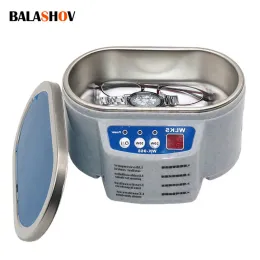 Cleaner 30 50W Sonicator Bath 40Khz Degas for Watches Contact Lens Glasses Denture Teeth Makeup