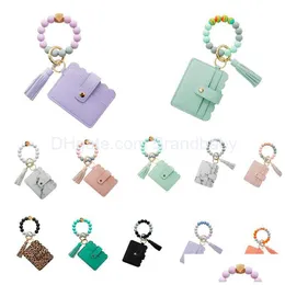 Jóias Sil Beads Pulseiras Link Borla Com Pu Cartão De Crédito Pulseira De Boa Qualidade Chaveiro Amuleto Presentes De Aniversário Drop Delivery Otnzc