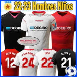 22/23 Sevilla voetbalshirt ISCO #22 2022 2023 RAKITIC L.OCAMPOS NAVAS Martial SUSO MUNIR TECATITO Y.EN-NESYRI Voetbalshirts J.NAVAS Diego Carlos Fernando Uniformen