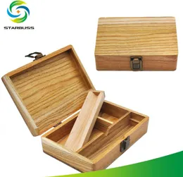 Rury palenia duże drewniane pudełko do przechowywania, pudełko do przechowywania papierosów z drewna, ręczne pudełko na narzędzia papierosowe