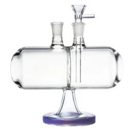 Unique Infinity Waterfall Invertible Gravity Bongs Hookahs 7quot Tall Water Pipes Oil Dab Rigs 14 Female Joint With Glass Bowl2600913