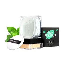 Shadow Free Frakt Mint Löst pulverinställning Pulver Löst pulver Pulver Uppfriskande Oljekontrollinställning Makeup Skönhet Makeup Powder