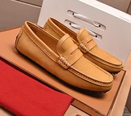 Luxury Tops T0d Mens Gommino Loafers Wearproof Dress Italian Designer Formal Deerskin Leather Office For Male Shoes Size 38452012094