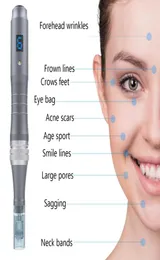 Auto Electric Wireless Derma Dr Pen M8W com 25pcs 16pin Micro Needle Cartridge Professional Skin Care MTS Anti Acne Spot8997481