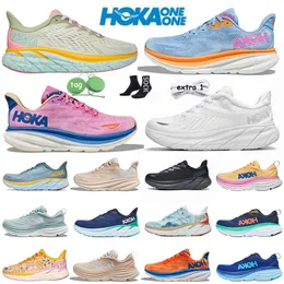 Hoka Shoes one bondi 8 Clifton Runner Hoka Free Pepople Sneakers Hokas Carbon X 2 shadow triple black white harbor lunar rock women mens trainers samber size 45
