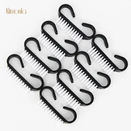 Tools New 100pcs/lot Black Acrylic Cleaning Gel Nail Brush Tools File for Nail Art Care Manicure Dust Powder Cleaner Soft Remove Brush