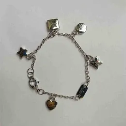 80% de descuento en joyas de diseñador, collar, anillo, pulsera para mujer, Star Love, mariposa, cinco accesorios, pulsera