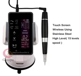 Black Touch Screen Permanent Makeup Tattoo Machine Permanent Microblading Tattoo Makeup Machine Eyebrows Eyeliner Lips4650338