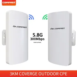 ルーター300Mbps 5.8g Wifi Bridge屋外CPEミニWiFiルーター用IPカメラプロジェクトワイヤレスWiFiポイントポイント長距離アンプ