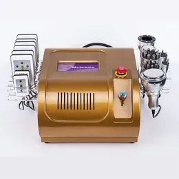 Massager Portable 40k Cavitation 8 in 1 Machine Body Shaping Massage Weight Loss Lipo Board Vacuum Cold Hammer Device