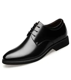 Genuine leather Men solid dress shoes man increased shoes hidden heel shoes big size man oxford shoe wedding loafers for bridegroo5287052