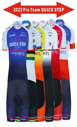 2022 Tour de France Equipe Quick Step Cycling Jersey 20D Bike Sett Set