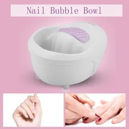 Tools Nail Polish Remover Manicure Soaker Bowl Nail Bubble Massage Jet Spa Hand Soak Nail Gel Remover Dead Skin Cuticles Softening