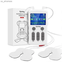 25 lägen EMS Electric Muscle Therapy Stimulator Dual Channel Tens enhet Maskin Fysioterapi Puls Full kroppsmassager Dropship L230523