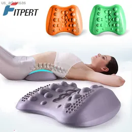 Lumbar Support Pillow for Lower Back Pain Relief Lower Back Stretcher Massager for Chronic Lumbar Pain Relief and Herniated Disc L230523