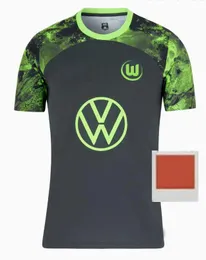 Arnold 23 24 VFL Wolfsburg piłkarski koszulka piłkarska Gerhardt 2023 2024 Wind Nmecha Baku Svanberg Marmoush Football Shirt Wimmer Kamiński Cozza Mens Jersey 5924