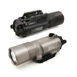 전술 SOTAC SF X300 Ultra Pistol Gun Light Light Light X300U 500 Lumens High Output Weapon Flashlight Fit 20mm Picatinny Weaver Rail