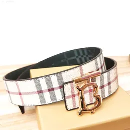 for Belts Men Designer Fashion Women Belt two Sides With Delicate Stripe Check Waistband Casual Fashion Comfortable Smooth Leather Luxury Ceinture