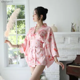 Japanska kimono cosplay enhetlig förförelse passion kostym coquettish fantasias sexiga söta erotiska pyjamas kostymer porr sex vuxen l230518