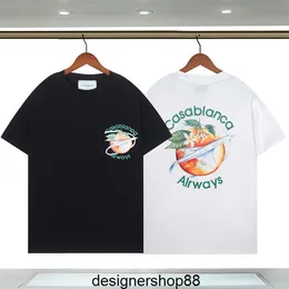 Ceseblanca mäns t-shirts mens designers t shirt man kvinnor tshirts med brev trycker korta ärmar sommartröjor män lösa casablanc tees asiatisk storlek s-xxl