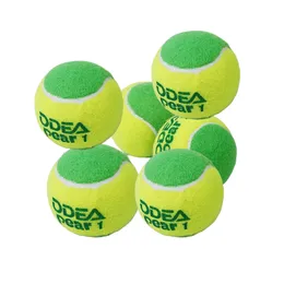 Tennis Balls ODEA Kids Practice Ball Green Stage 1 for Children Age Over 9 Transition Pressure 75 Train 6Pcs 230531