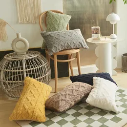 Poduszka poduszka do wystroju domu poduszka nordycka dekoracyjna okładka rzutowa do sofy sypialnia 45x45cm miękkie puszyste poduszki poduszki 230531