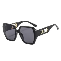 Sunglasses Designer for Men Women Luxury Brand Sunglasses Polygon Men's and Women's Metal Sunglasses Retro Fashion Large Framed Sunglasses 8729