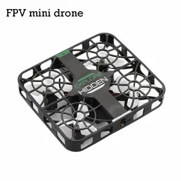 2,4 GHz Mini RC Quadcopter Drone Aircraft UAV med 0,3MP WiFi FPV -kamerahöjd Håll Crashworthy Structure 3D Flip Toy Drone
