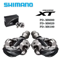 Bike Pedals Original PD M520 M540 M8000 M8020 M8100 MTB mountain bike bicycle pedals cycle self-locking lock pedal deore XT pedals 230531