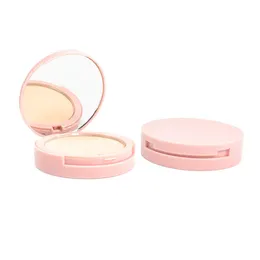 Sets Round Rose Gold Double Layer Powder NO Brightening Skin Tone Setting Powder Private Label