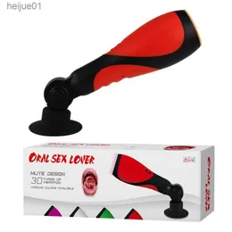 Baile automatiska oralsexleksaker för man 30 hastighet manlig masturbator cup blowjob sugkoppar oral sugande slick vibrator sexmaskin l230518