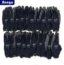Work Gloves PU Coated Nitrile Safety Glove for Mechanic Working Nylon Cotton Palm Hand Protection CE EN388 OEM2661202