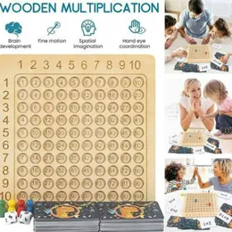 Party Favor Wood Montessori Multiplication Board Game Kids Learning Educational Toys Math Counting Hundred Interactive Thinking