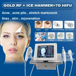 Slimming Machine 7D Hifu Beauty Treatment Face Lifting Home Fractional Rf Hammer Body Slim Ultrasound User Manual Approved