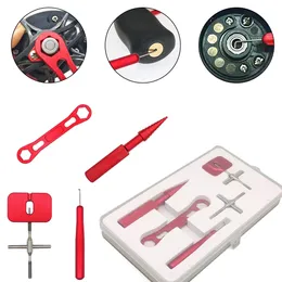 Fishing Accessories DIY Repair Tool Kit For Reel Removal Ball Bearing Maintenance Spool Disassembling Wrench Baitcasting Tools 230531