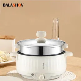 Multicookers Multifunktionella riskokare Electric Cooking Hine Student Dormitory Hot Pot Noodle Cooking Small Electric Egg Steamer 220V