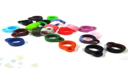 12mm diameter Silicone Necklace Ring Electronic cigarette Accessary EGO Case Silicon Ring 510 lanyard silicone ring with various c5616845