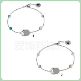 80% korting op designer sieraden armband ketting ring Accessoires oude Daisy Flower Pink Green Turquoise damesarmband