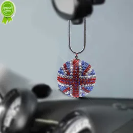 Nieuwe Bling Auto Achteruitkijkspiegel Hanger Crystal Ball Strass Opknoping Ornament Voor Mini Cooper Auto Charm Decoratie Accessoires