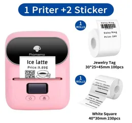 Phomemo M110 Labels Maker Mini Printer Wireless Phone Bluetooth Sticker Machine Cloth Jewelry Tag Logo Impressora Termica Pr7779850