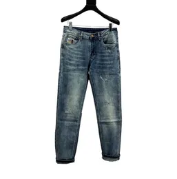 23GGSS Осень Осень Новые Мужские Джинсы Классик Co Branded Hole Wash Over Jeans Brand Designer Jeans