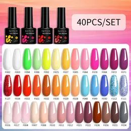 Trimmer Lilycute Colorful Gel Nail Polish Set Nude Pink Glitter Sequins Semi Permanent Soak Off Uv Gel Polish Base and Top Coat